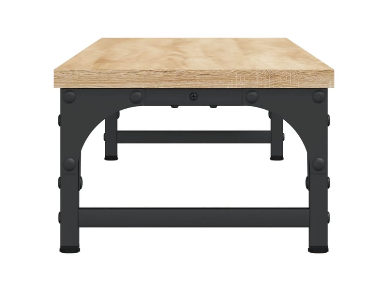  Support de moniteur table meuble bureau sonoma 85 x 23 x 15,5cm bois d'ingénierie marron 02_0045002  - Conforama C