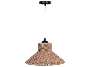 Lampe de plafond en papier marron d30x15h cm