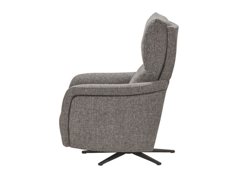  Fauteuil relax électrique pivotant tissu gris - varenne VARENNE - Conforama E