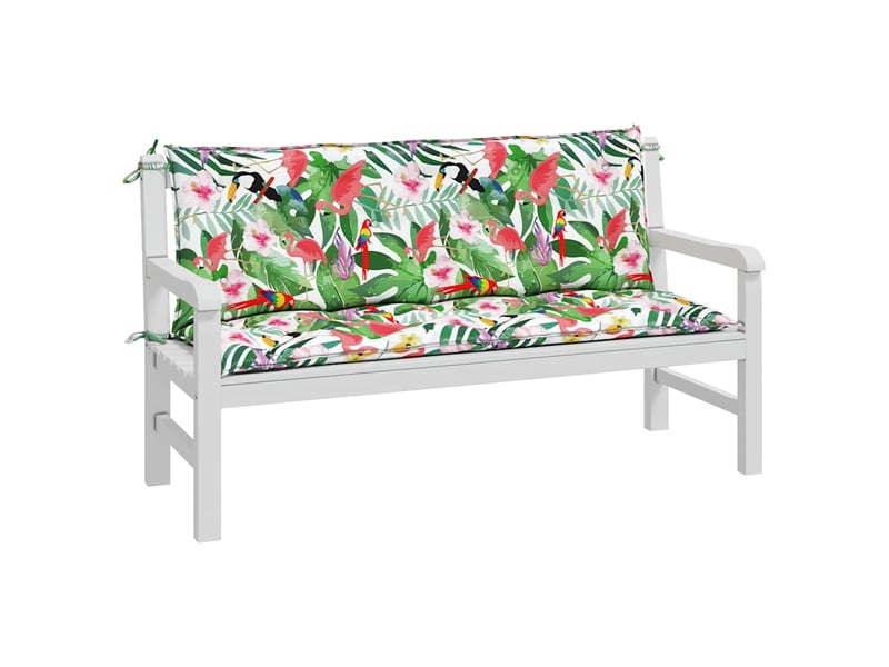  Lot de 2 coussins de banc de jardin, coussins d'assise multicolore 150x50x7 cm cf58674  - Conforama D
