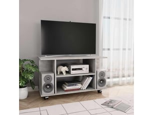Meuble tv coloris gris 80 cm <strong></strong>  <strong></strong>
