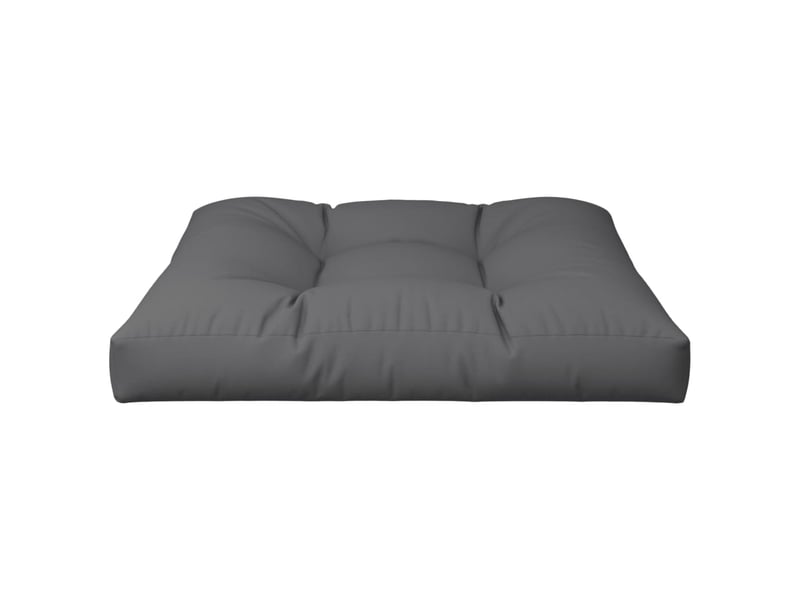  Coussin de palette, coussin de chaise, coussin de canapé anthracite 80x80x12 cm tissu cf55284  - Conforama D