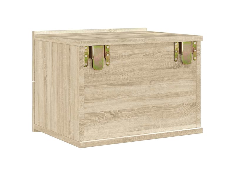  Table de chevet - cabinet de chevet - table de nuit chêne sonoma 40x30x30 cm bois d'ingénierie  - Conforama C