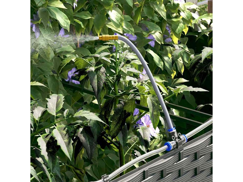 Jardinière - cache-pot de jardin 4 pcs noir 160 x 40 x 22 cm pp - Conforama E