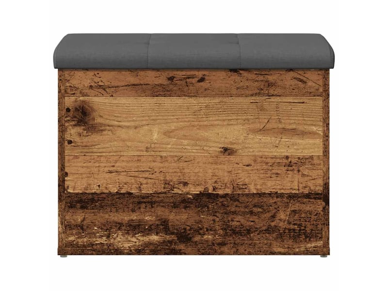  Banc chambre, banc de rangement vieux bois 62x42x45 cm bois d'ingénierie  - Conforama D