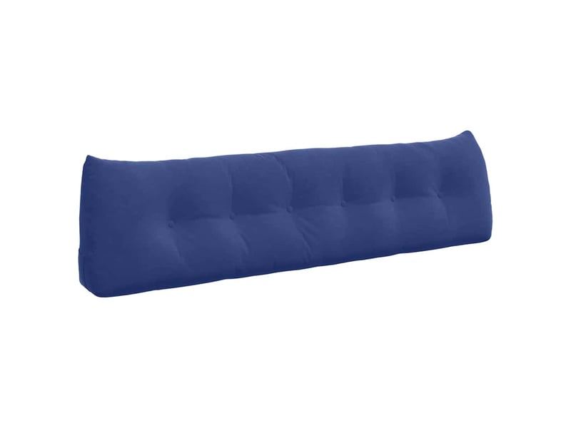  Coussin de dos, coussin de dossier bleu police 180 x 24 x 50 cm velours cf54563  - Conforama A