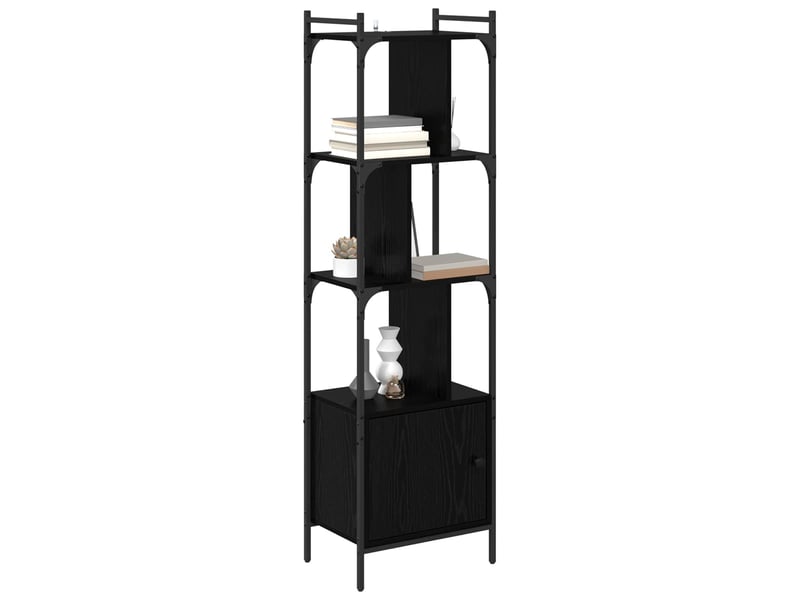 Bibliothèque 6 niveaux, armoire à livres 44,5 x 30 x 154,5 cm bois d'ingénierie shl8029 - Conforama C