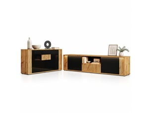 Meuble tv coloris bicolore 180 cm LPOSPI  
