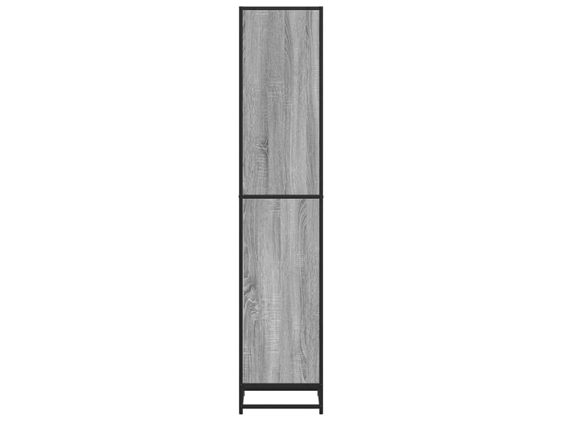  Bibliothèque, meuble de rangement salon sonoma gris 40x35x170,5 cm bois d'ingénierie  - Conforama E