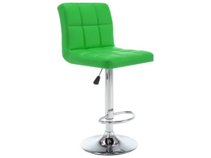 Lot de 2 tabouret de bar, chaise de bar vert similicuir shl79125