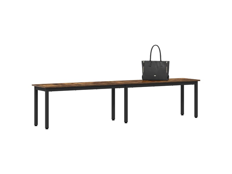  Banc d'entrée, banc d'intérieur chêne fumé 200x35x45 cm bois d'ingénierie  - Conforama C