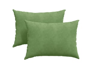 Lot de 2 coussins de canapé, coussins décoratifs vert clair 70 x 50 cm cf59174