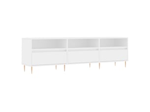 Meuble tv coloris blanc 150 cm <strong></strong>  <strong></strong>