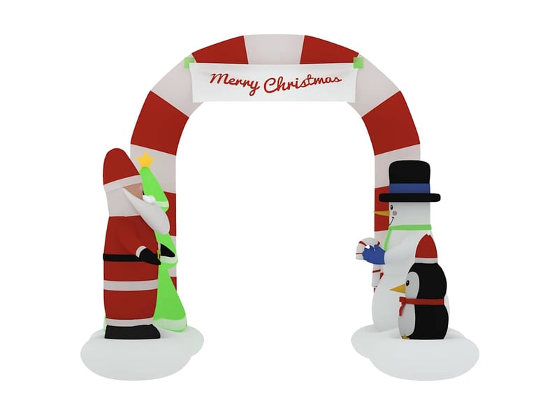  Porte voûtée gonflable de noël avec led 260 cm  - Conforama C