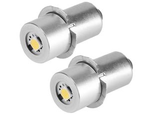 Ampoule de lampe de poche led 1 w p13.5s, 100-110 lm 2700-7000 k (6 v)