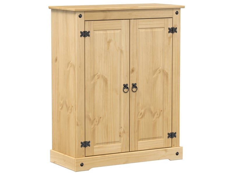  Meuble à chaussure, armoire à chaussures corona 86x38,5x108 cm bois de pin massif  - Conforama A