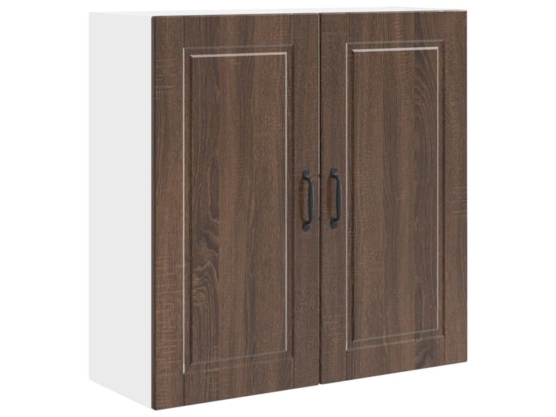  Armoire de cuisine chêne brun 80x31x80cm bois d'ingénierie shl4853  - Conforama A