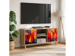 Meuble tv coloris marron 102 cm <strong></strong> <strong></strong>