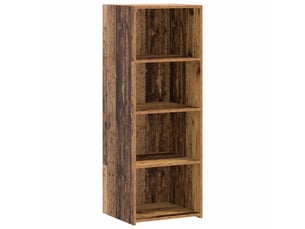Buffet - haut armoire bois ancien 45 x 41 x 124 cm bois d'ingénierie