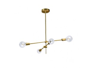 Fabrilamp jerusalen, lampe, moderne, 4 x e27, bronze, 64 x 71 x 71 cm
