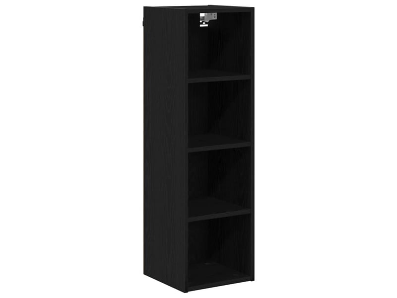 Meuble de rangement cuisine, armoire suspendue chêne noir 30x29,5x100cm - Conforama A