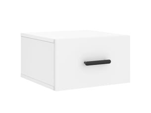 Table de chevet - cabinet de chevet - table de nuit murale blanc 35x35x20 cm