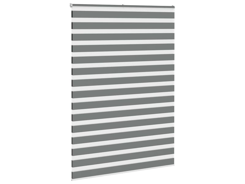  Store zèbre, store de fenêtre gris foncé largeur du tissu 150,9 cm polyester cf48580  - Conforama C