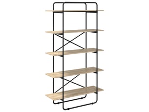 Étagère 5 niveaux, étagère de rangement 100 x 35 x 175,5 cm pb chêne sonoma