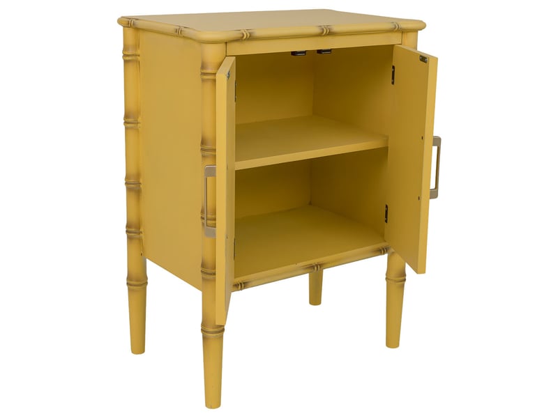  Console d'entrée en bois jaune 60x38x80 cm h  - Conforama E