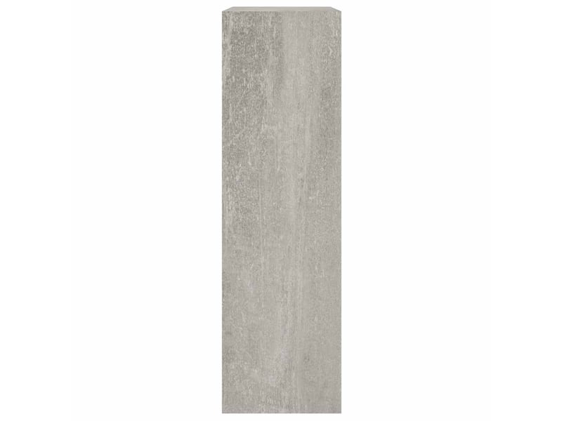  Meuble à chaussure, armoire à chaussures gris béton 63x24x81 cm bois d'ingénierie  - Conforama E