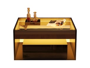 Table basse coloris noir <strong></strong> <strong></strong>