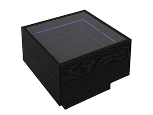 Table basse rectangulaire coloris marron  
