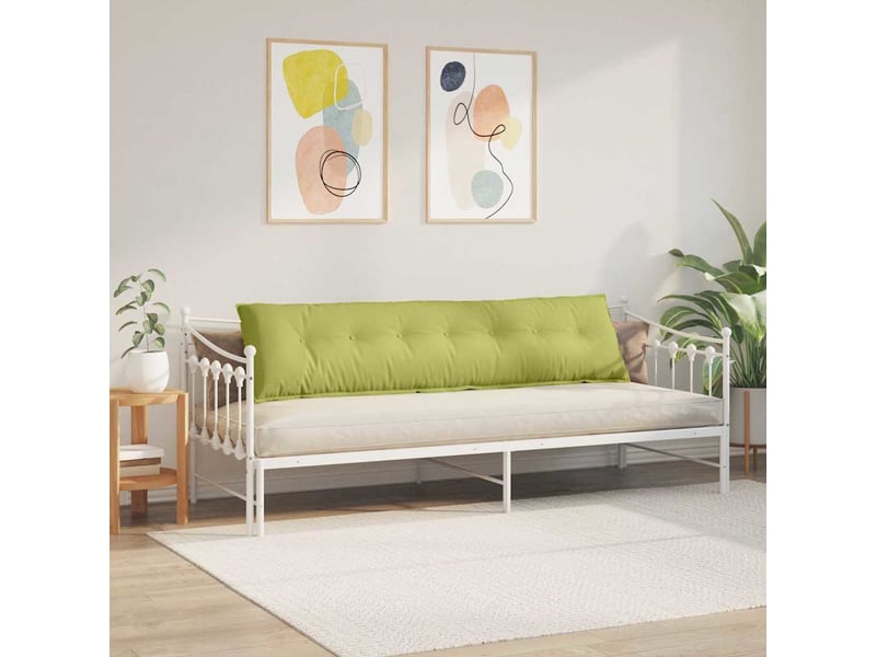 Coussin de dos, coussin de dossier vert clair 200 x 19 x 50 cm tissu cf55054 - Conforama D