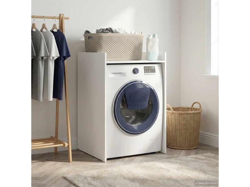  Armoire pour machine à laver blanc 67,5x62x97 cm  - Conforama B