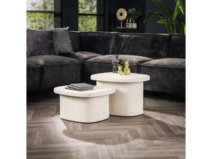 Table basse coloris blanc MOBILIER DECO