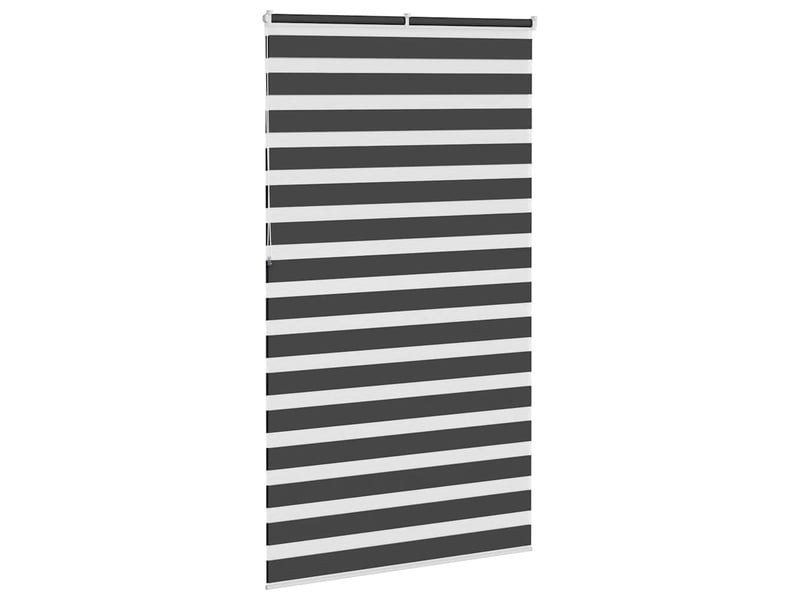 Store zèbre, store de fenêtre noir 130x230 cm largeur du tissu 125,9 cm polyester cf48876 - Conforama D