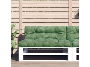 Coussin de palette, coussin de chaise, coussin de canapé à motif de feuilles 120x40x12 cm tissu cf55261