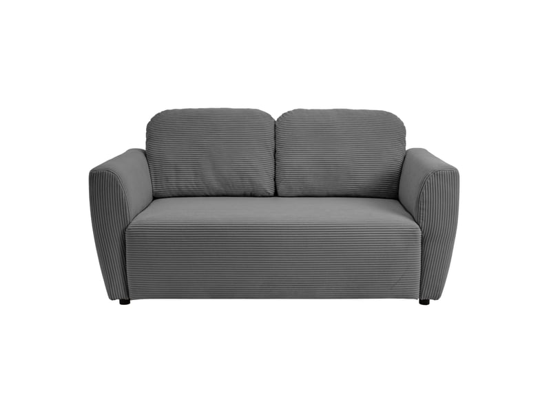  Canape droit fixe gris 2 places  - Conforama A