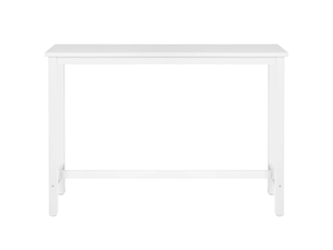 Table de salle à manger pour 4 personnes avec pieds réglables et structure renforcée, pour cuisine, 140 × 100 × 40 cm