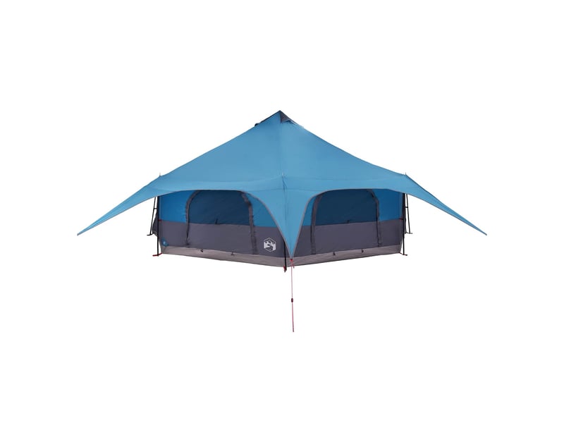 Tente de camping, tente familiale 18 personne bleu - Conforama C