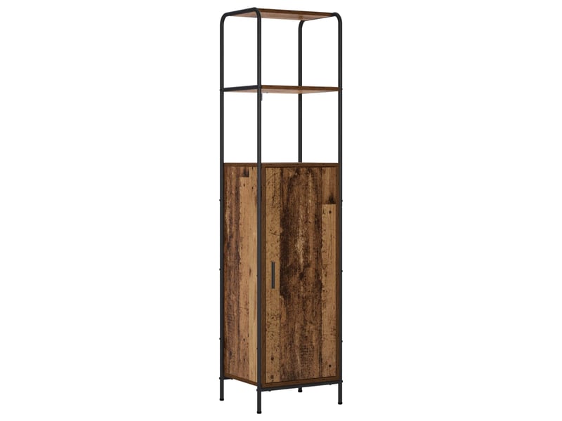  Haut armoire, armoire de rangement bois ancien 40x33x161 cm bois d'ingénierie shl116  - Conforama A