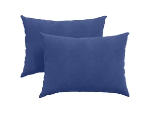 Lot de 2 coussins de canapé, coussins décoratifs bleu police 70 x 50 cm cf59023