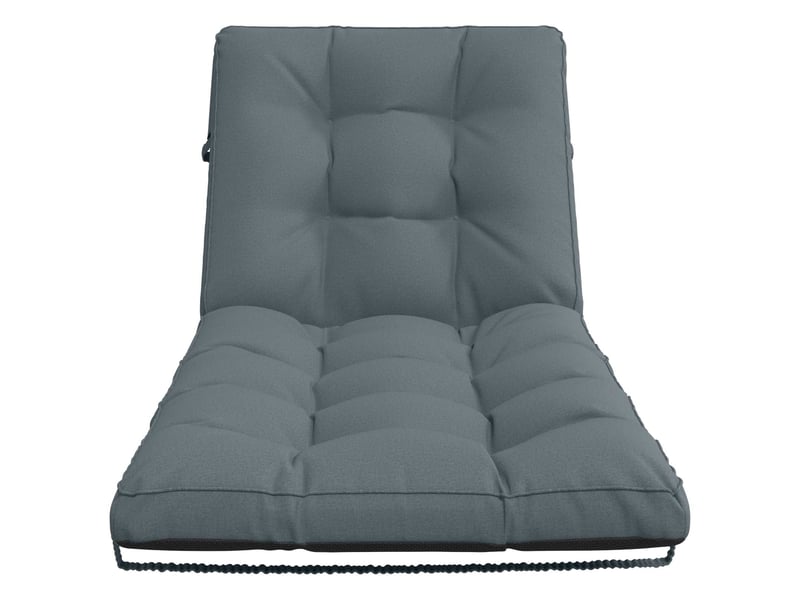  Coussin de transat, coussin pour bain de soleil vianen 100 % polyester bleu 200 x 80 x 8 cm cf56279  - Conforama D