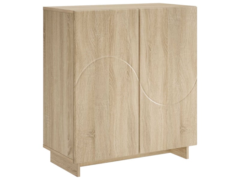 Buffet salon, buffet de rangement chêne sonoma 67x34,5x75 cm bois d'ingénierie - Conforama A