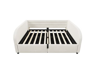 Lit simple 140x200 cm    coloris beige
