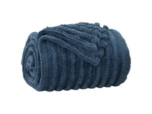 Plaid canapé bleu marine 200x150 cm 0.8 kg polaire