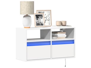 Meuble tv coloris blanc 80 cm <strong></strong> <strong></strong>