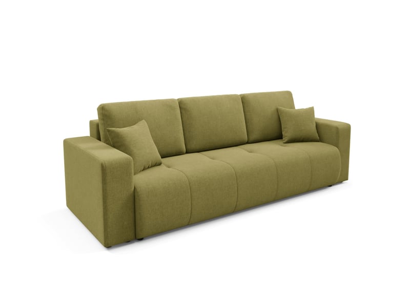  Canapé convertible molinio vert olive  - Conforama B