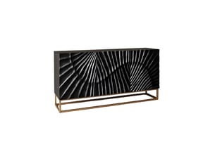 Buffet <strong>MEUBLORAMA</strong> <strong></strong> - 177 cm coloris noir
