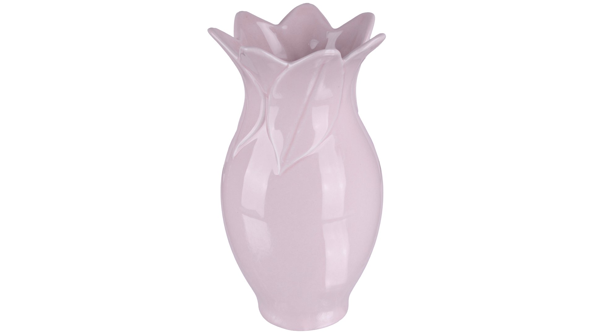 VASE H.20XØ.11 CM TSUBOMI HAYAMI X CONFORAMA rose Conforama